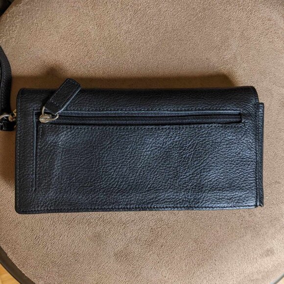DANIER BLACK LEATHER WALLET - Picture 2 of 6
